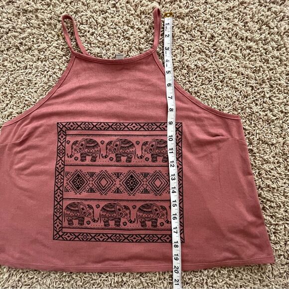 Charlotte Russe Boho Spaghetti Strap Crop Top Size M - Picture 9 of 10